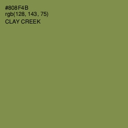 #808F4B - Clay Creek Color Image